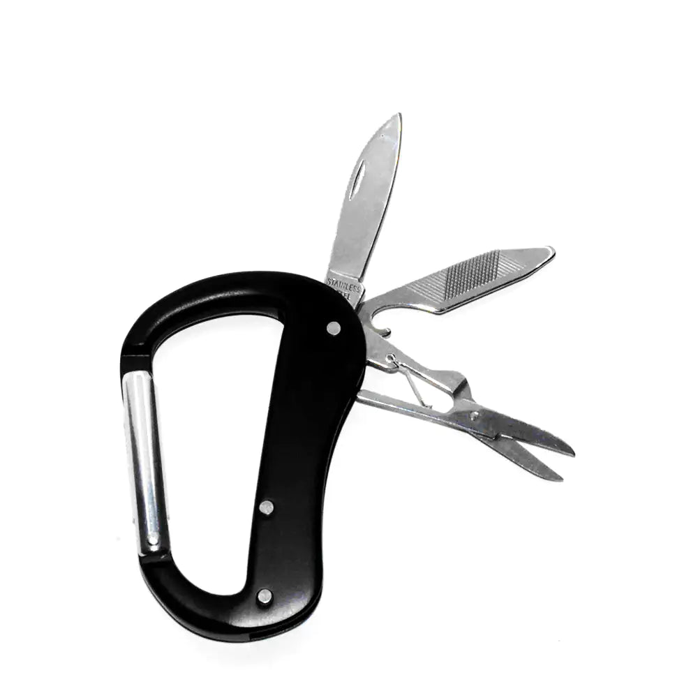 Multifunctional Stainless Steel Carabiner Pocket Knife