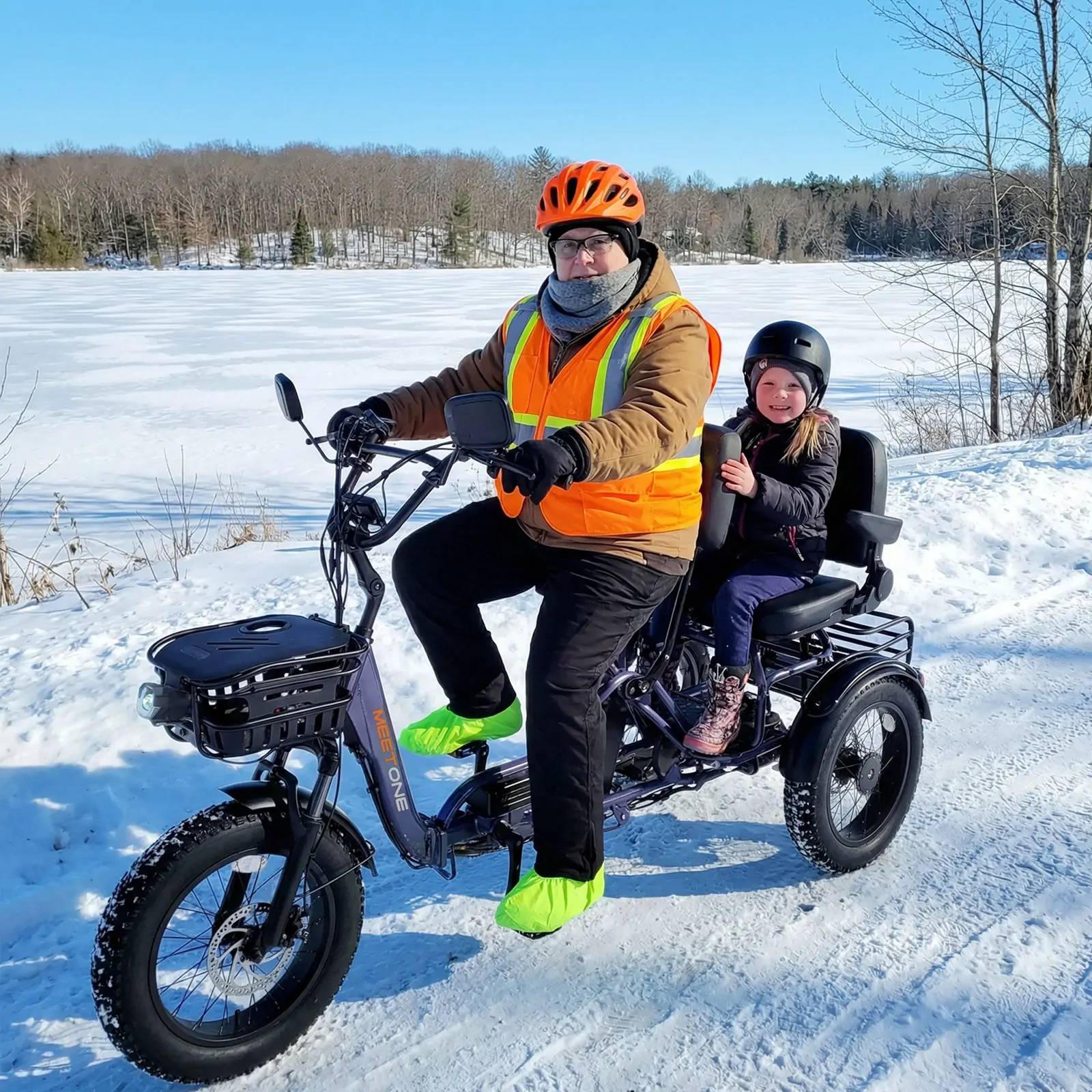 Meet One Pair Electric Trike with Passenger Seat - Image 2