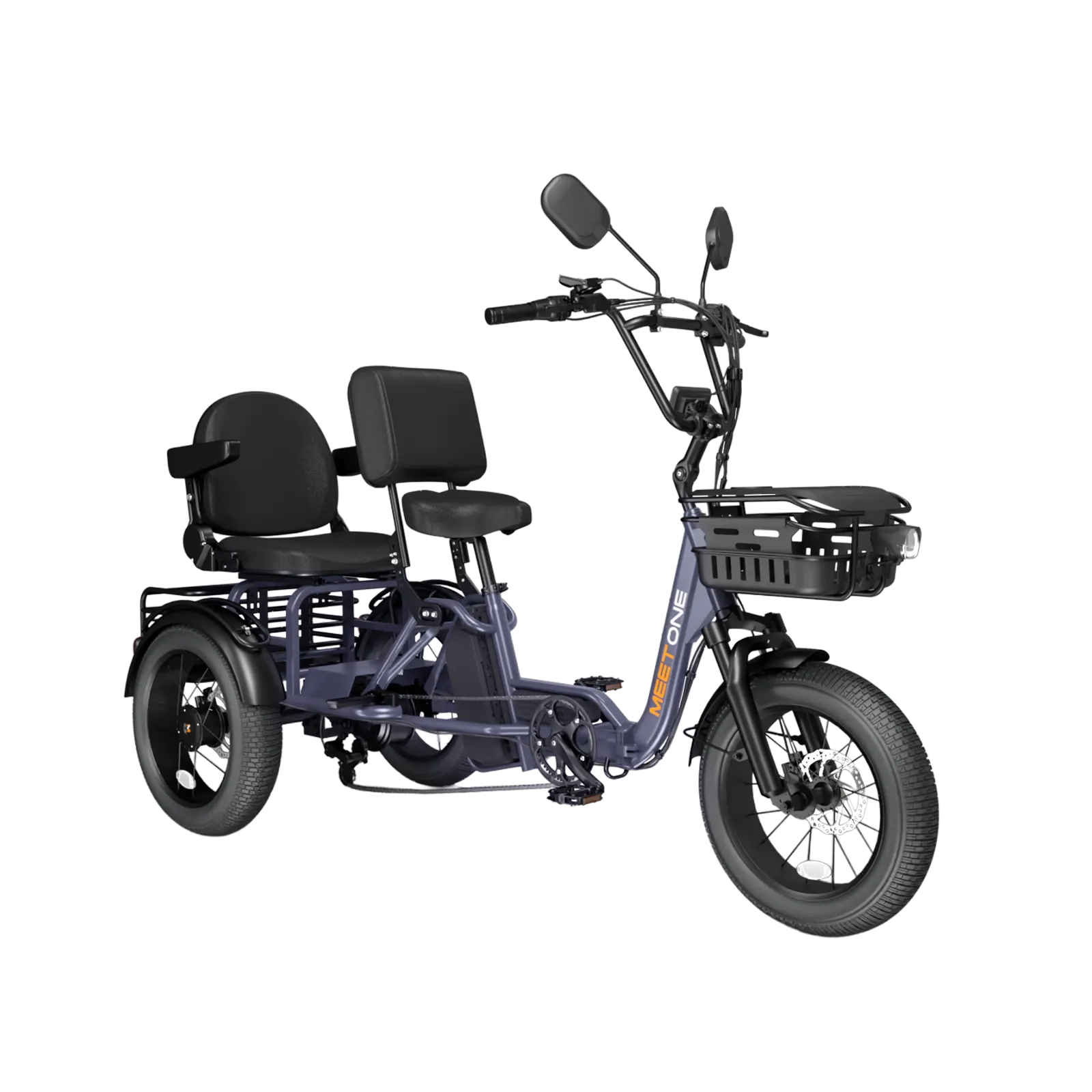 Meet One Pair Electric Trike with Passenger Seat - Image 3