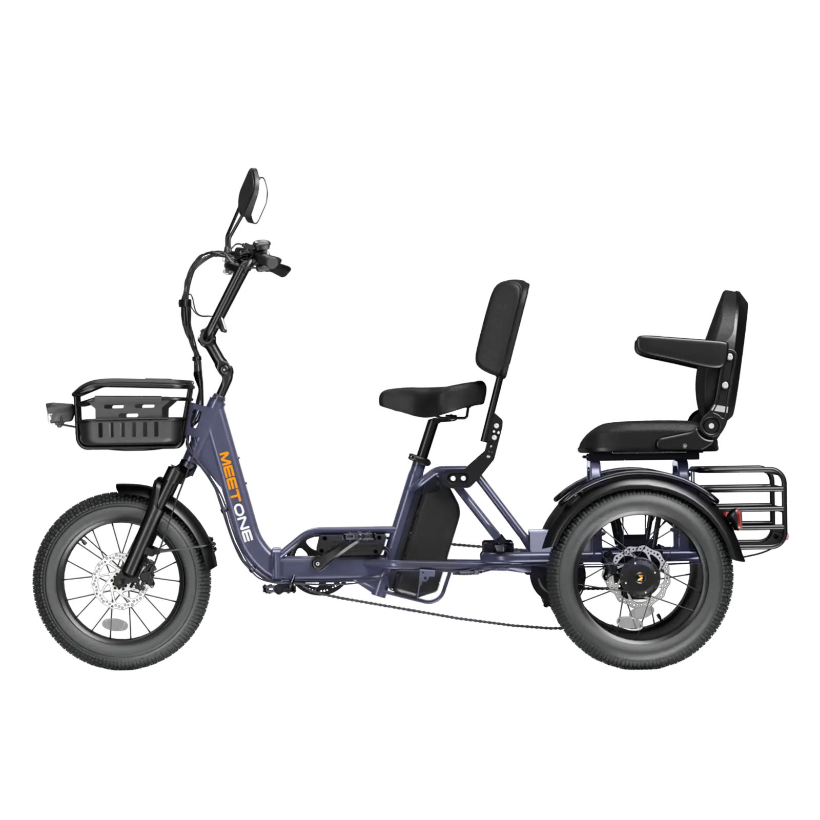 Meet One Pair Electric Trike with Passenger Seat - Image 5