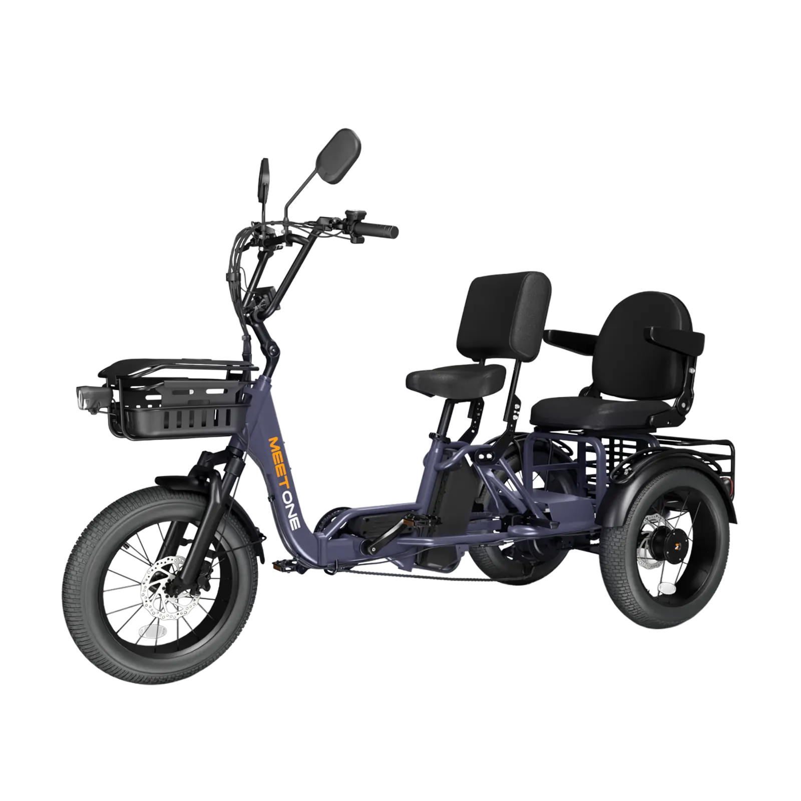 Meet One Pair Electric Trike with Passenger Seat - Image 6