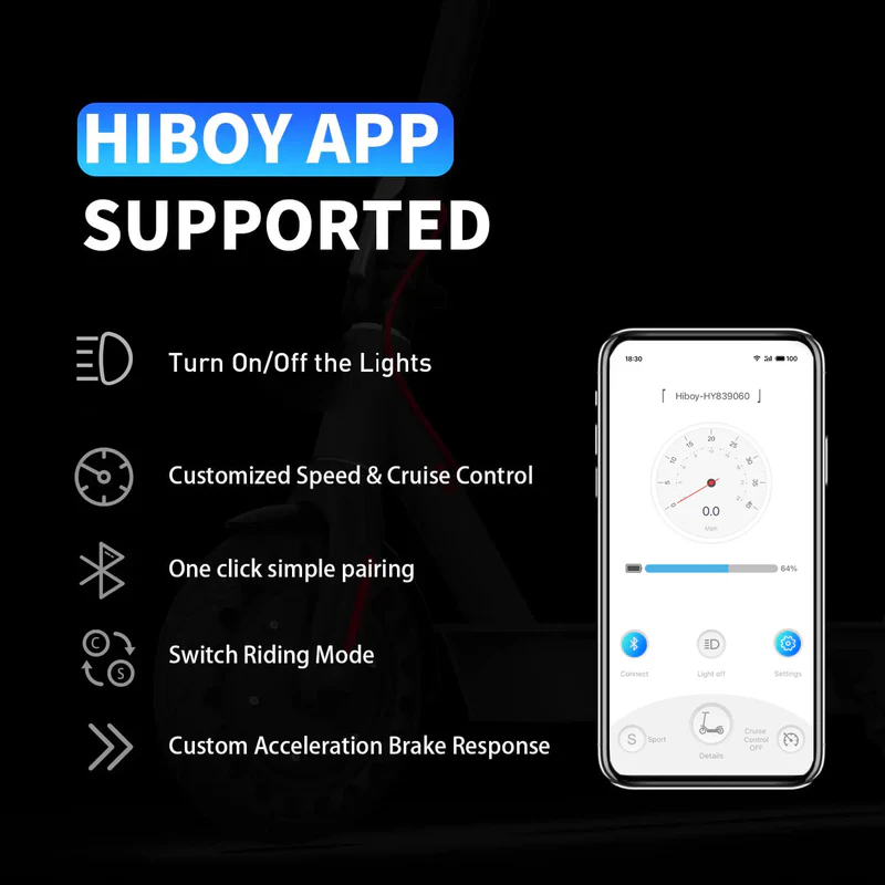 Hiboy S2 Electric Scooter - Image 9