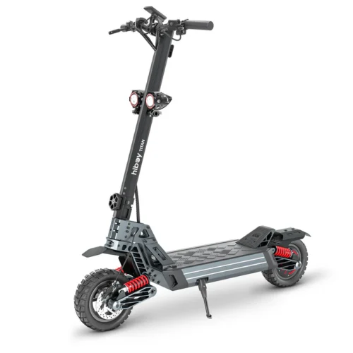 heavy-duty electric scooter with dual suspension